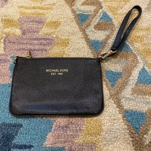 Michael Kors Black Wristlet